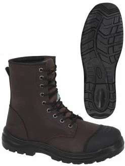 8 Inch Safety Boots Pioneer 8" Leather Safety Work Boots | Sizes 7 -14