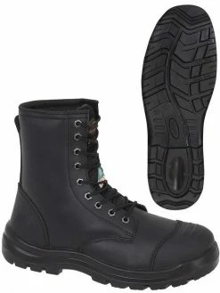 8 Inch Safety Boots Pioneer 8" Leather Safety Work Boots | Sizes 7 -14