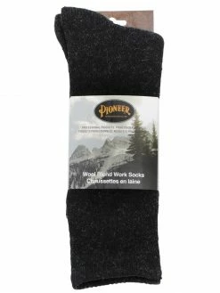 Shoe & Boot Accessories Pioneer Thermal Blend Wool Work Socks, Pack Of 12 Pairs