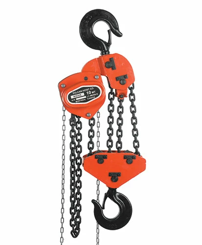 Vulcan Hoist Rigging Tools Vulcan Nova Lightweight Chain Block With Triple Spur Gears
