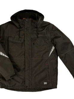 Work Wear Tough Duck WJ13 Poly Oxford Jacket | Black | S - 5XL
