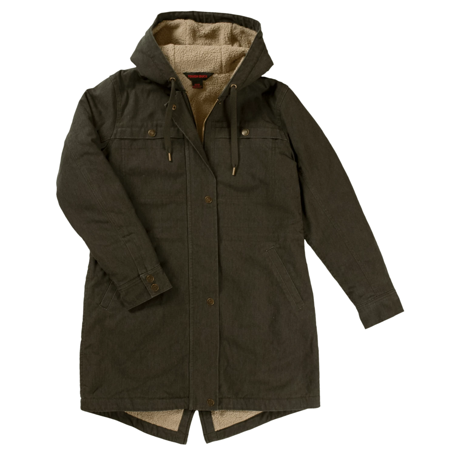 Work Wear Tough Duck WJ20 Women's Sherpa Lined Jacket | XS To 2XL