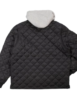 Work Wear Tough Duck WJ26 Hooded Freezer Jacket | Black | S-3XL