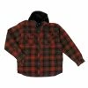Tough Duck WS06 Fooler Front Quilt Lined Flannel Hooded Shirt | S-3XL
