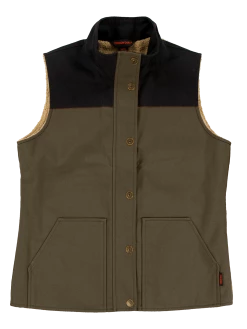 Work Wear Tough Duck WV09 Women's Duck Sherpa Lined Vest