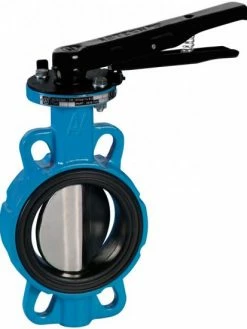New-Line Standard Wafer Style Butterfly Valve - EPDM Seal - Lever Handle Fittings And Valves