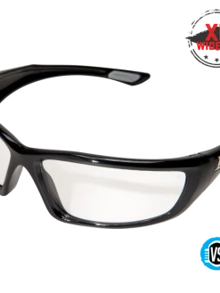 Edge Eyewear Edge Robson XL Wide Fit Vapor Shield Polarized Safety Glasses - Clear Lens (Pack Of 6) Personal Protective Equipment