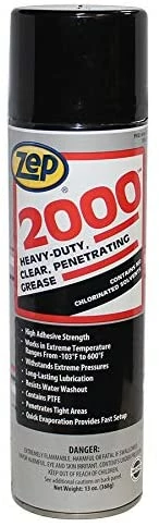 Zep 2000 Heavy-Duty Aerosol Penetrating Grease | 13 Oz Can - Case Of 12
