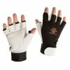 Impacto Anti-Vibration Pearl Leather Series Half Finger Glove With Air Glove® Technology Work Gloves