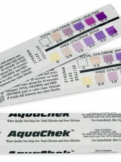 Hach Individually Wrapped Free & Total Chlorine Test Strips, 0-10mg/L - Pack Of 250 Water Testing Equipment