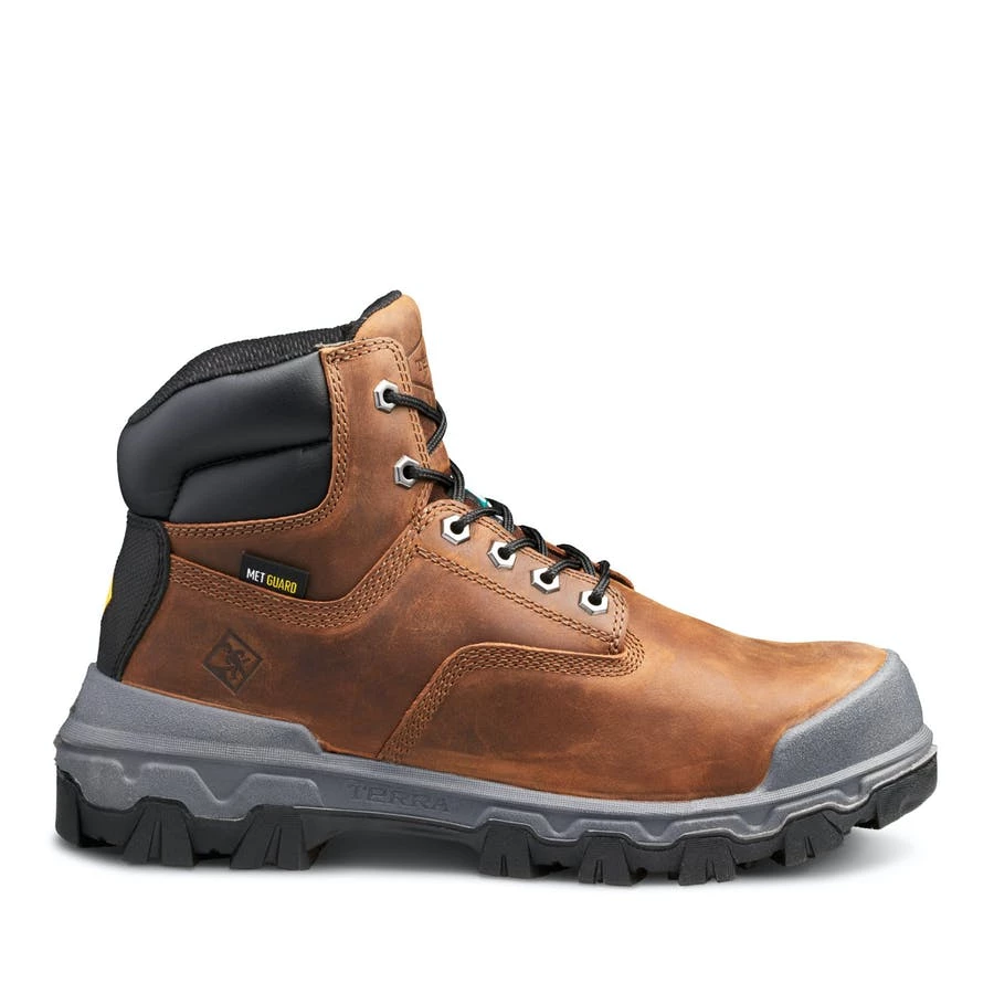 Terra Safety Footwear Terra Sentry 6" Men's Internal Met Guard | Sizes 7 - 15 6 Inch Safety Boots