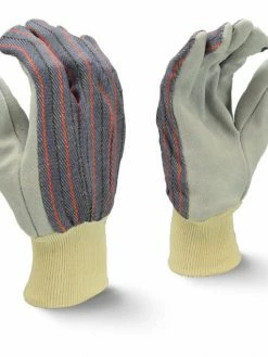 Work Gloves Radians Split Cowhide Leather Work Glove W/ Knit Wrist - Pack Of 12 Pairs