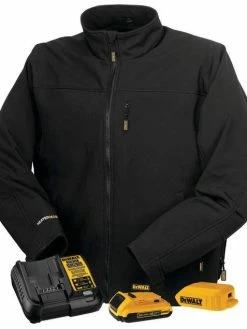 DeWalt Workwear DEWALT® Men's Heated Fleece Lined Soft Shell Jacket | Sizes S - 3XL