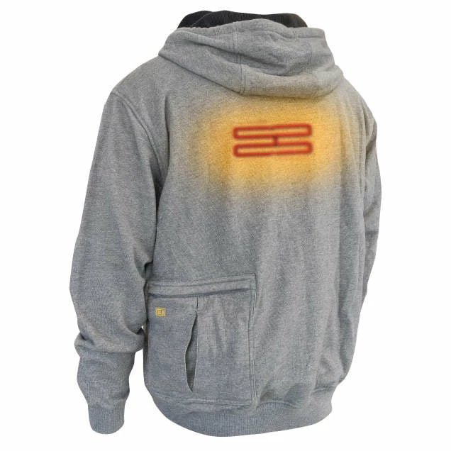 DeWalt Workwear Work Wear DEWALT® Men's Heated French Terry Cotton Hoodie (Bare Hoodie - No Battery) | Sizes S - 3XL