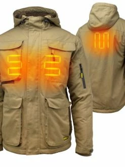 DeWalt Workwear Work Wear DEWALT® Men's Heavy Duty Ripstop Heated Jacket | Sizes S - 3XL