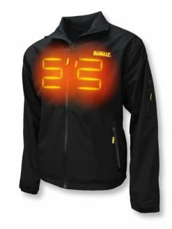 DeWalt Workwear DEWALT® Men's Heated Fleece Lined Structured Soft Shell Jacket | Sizes S - 3XL