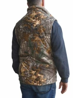 DeWalt Workwear Work Wear DEWALT® Realtree Xtra® Men's Camouflage Fleece Heated Vest Kitted With Battery | Sizes S - 3XL