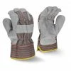 Radians Split Cowhide Leather Work Glove W/ Rubberized Safety Cuff - Pack Of 12 Pairs