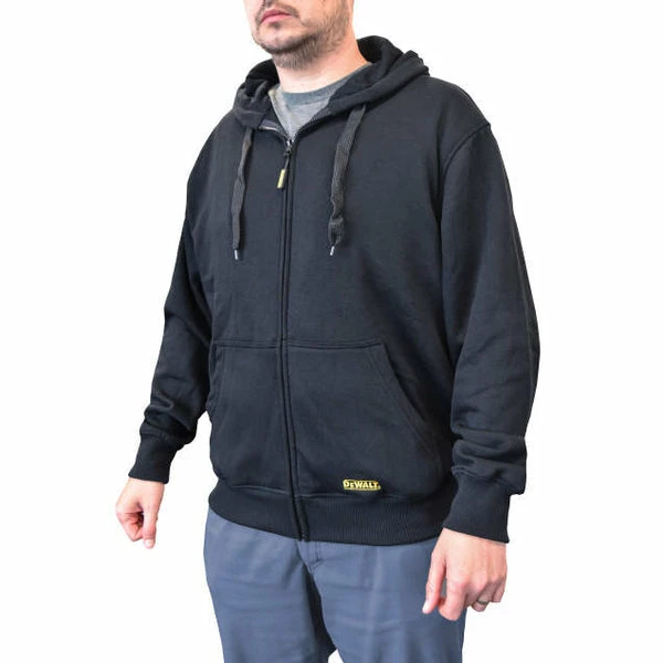 DeWalt Workwear Work Wear DEWALT® Men's Heated French Terry Cotton Hoodie (Bare Hoodie - No Battery) | Sizes S - 3XL