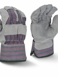 Radians Thinsulate-Lined Gray Split Cowhide Leather Glove - Pack Of 12 Pairs