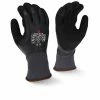 Work Gloves Radians Waterproof Acrylic Lined Winter Work Glove With Sandy Latex Palm - Pack Of 12 Pairs