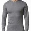 Stanfields Stanfield's 1453 Two-Layer Long Sleeve Shirt | Charcoal | Sizes S - XL | Pack Of 2 Pairs Work Wear
