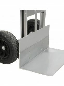 Kleton Material Handling Facility Equipment Convertible Aluminum Hand Truck - Flat Free Wheels - 800 Lbs Capacity