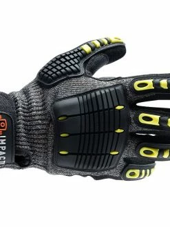 Work Gloves Impacto Back Tracker Blade Series Heavy Duty Anti-Impact Cut Resistant Mechanic's Gloves (Cut Level 5)