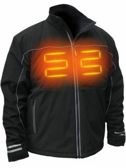 DeWalt Workwear DEWALT® Men's Heated Lightweight Soft Shell Jacket With Reflective Accents | Sizes S - 3XL Work Wear