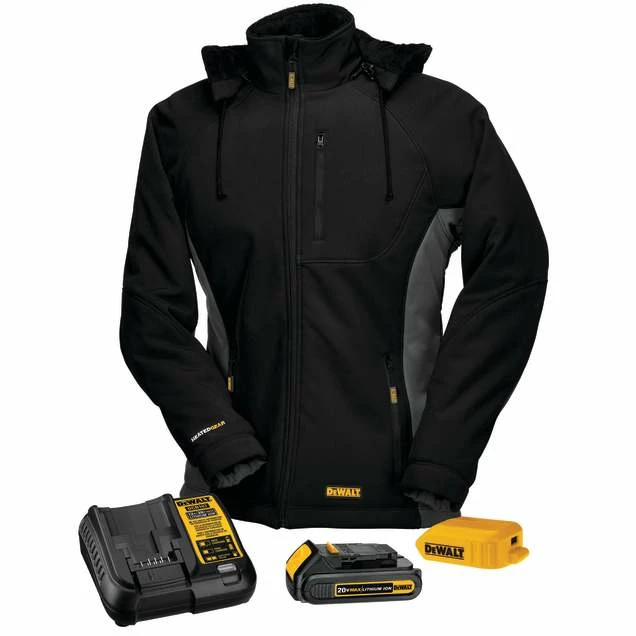 DeWalt Workwear DEWALT® Women's Heated Soft Shell Coat Kitted With Battery | Sizes XS - 2XL
