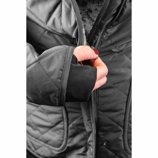 DeWalt Workwear DEWALT® DCHJ084 Women's Flannel Lined Quilted Jacket Kitted With Battery | Sizes S - 3XL