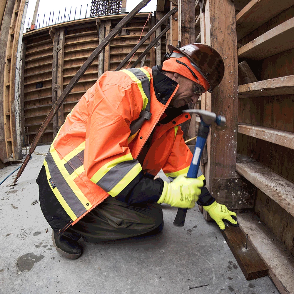 Pioneer Trilobal 300D Ripstop Waterproof Safety Rain Jacket | S-4XL