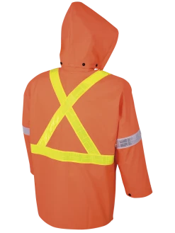 Flame Resistant Work Wear Ranpro Element Flame Resistant 3 Piece Safety Rainsuit | Hi Vis Orange | S To 4XL