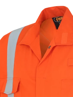 Pioneer “The Rock” 88/12 FR-Tech® Hi Vis 7 Oz Coveralls With 2