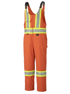 Pioneer Hi Vis Poly/Cotton Safety Overalls W/ Leg Zipper | Sizes 36 - 60 Hi-Vis Work Wear