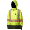 Pioneer Hi Vis Softshell Waterproof/Breathable Prem Safety Jacket | S-4XL Hi-Vis Work Wear