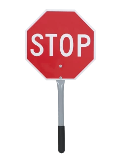 Pioneer Stop/Stop Traffic Paddle - 12" X 12"