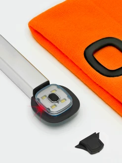 Work Hats Pioneer Knit Toque With LED Headlight