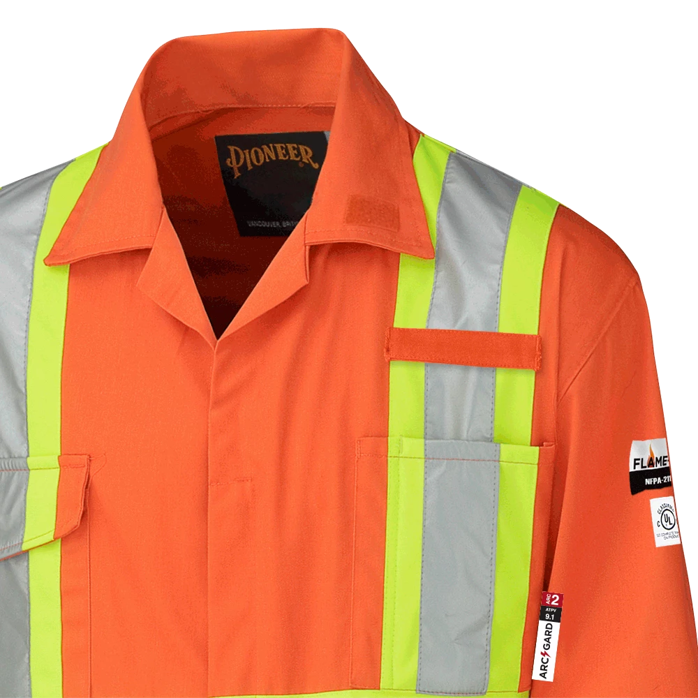 Pioneer 6.5oz Cotton/Antistatic Flame-Gard Coverall | Sizes 36 - 60