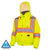 Pioneer Hi-Vis Waterproof Quilted Safety Bomber | S-5XL