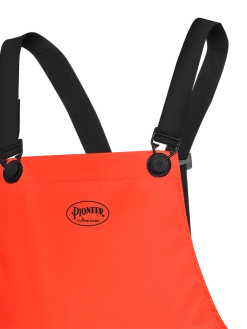 Hi-Vis Work Wear Pioneer 576P FR Poly/PVC Hi Vis Bib Pant | Orange | S-4XL