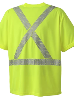 Pioneer Premium CoolPass® Fabric Safety T-Shirt With UPF 50+ UV Protection | Sizes XS - 4XL Hi-Vis Work Wear