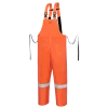 Flame Resistant Work Wear Ranpro Utili-Gard® FR/ARC Rated Bib Pants - PVC Coated Nomex®/Kevlar® | Orange | Sizes XS - 4XL