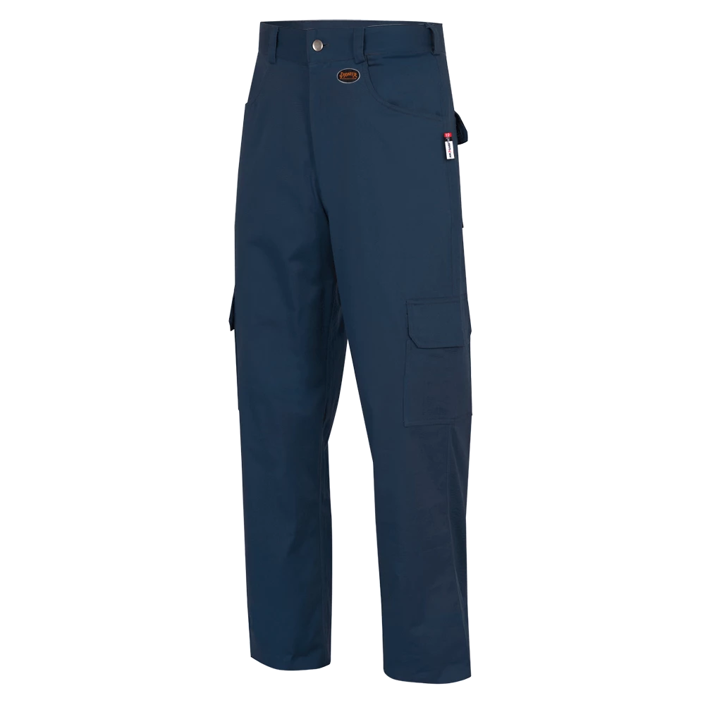 Flame Resistant Work Wear Pioneer FR-TECH® FR/ARC Rated 7 Oz Safety Cargo Pants - 88/12 Ctn/Nylon | Navy