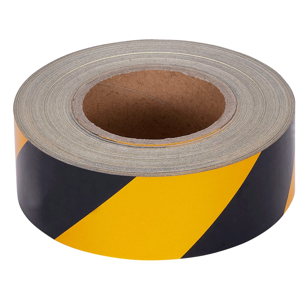 Pioneer Safety Supplies Reflective, Durable Adhensive Hazard Warning, Stick-On Tape