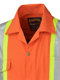 Pioneer Hi Vis Safety Coveralls - Poly/Cotton | Sizes 36 - 66