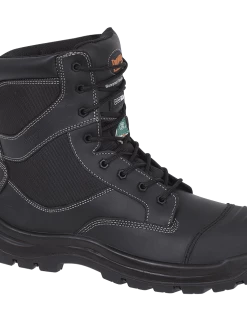 Pioneer Khyber Deluxe Metal-Free 8" Leather Safety Work Boots | Sizes 7 - 14 8 Inch Safety Boots