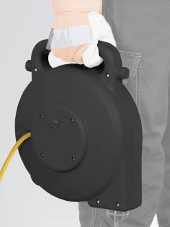 Startech Steel Retractable Extension Cord Reel - SJTW 12/3 - Triple Outlet - 40 Ft Length Lighting