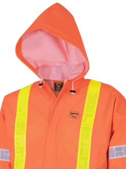 Flame Resistant Work Wear Ranpro Element Flame Resistant 3 Piece Safety Rainsuit | Hi Vis Orange | S To 4XL
