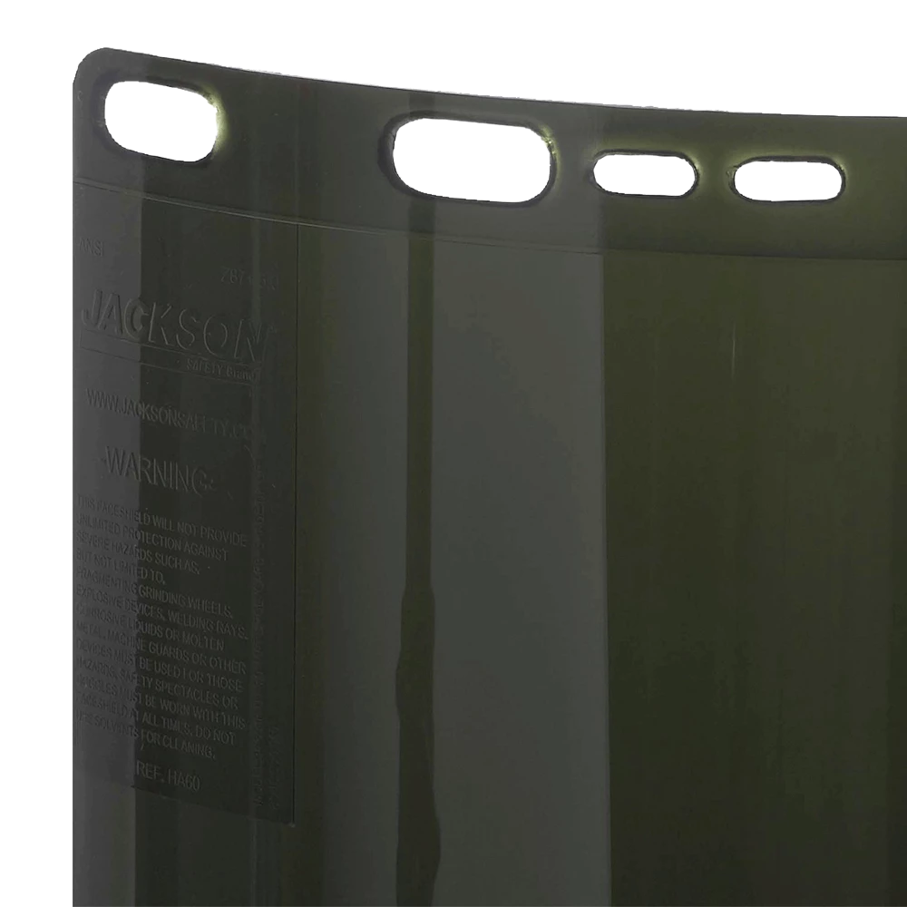 Jackson Safety Jackson F50 Moulded Polycarbonate Faceshield (8" X 15.5") - Shade 5 Tint Personal Protective Equipment